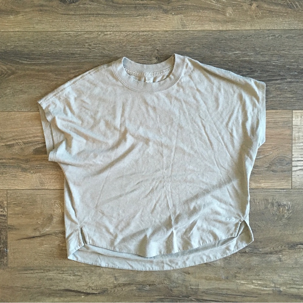 Cropped Tan Shirt